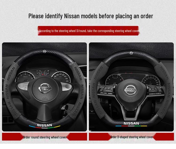 Nissan Lenkradbezug für Sylphy, Teana, Qashqai, Tiida, X-Trail, Sunny, Kicks, Murano und Bluebird