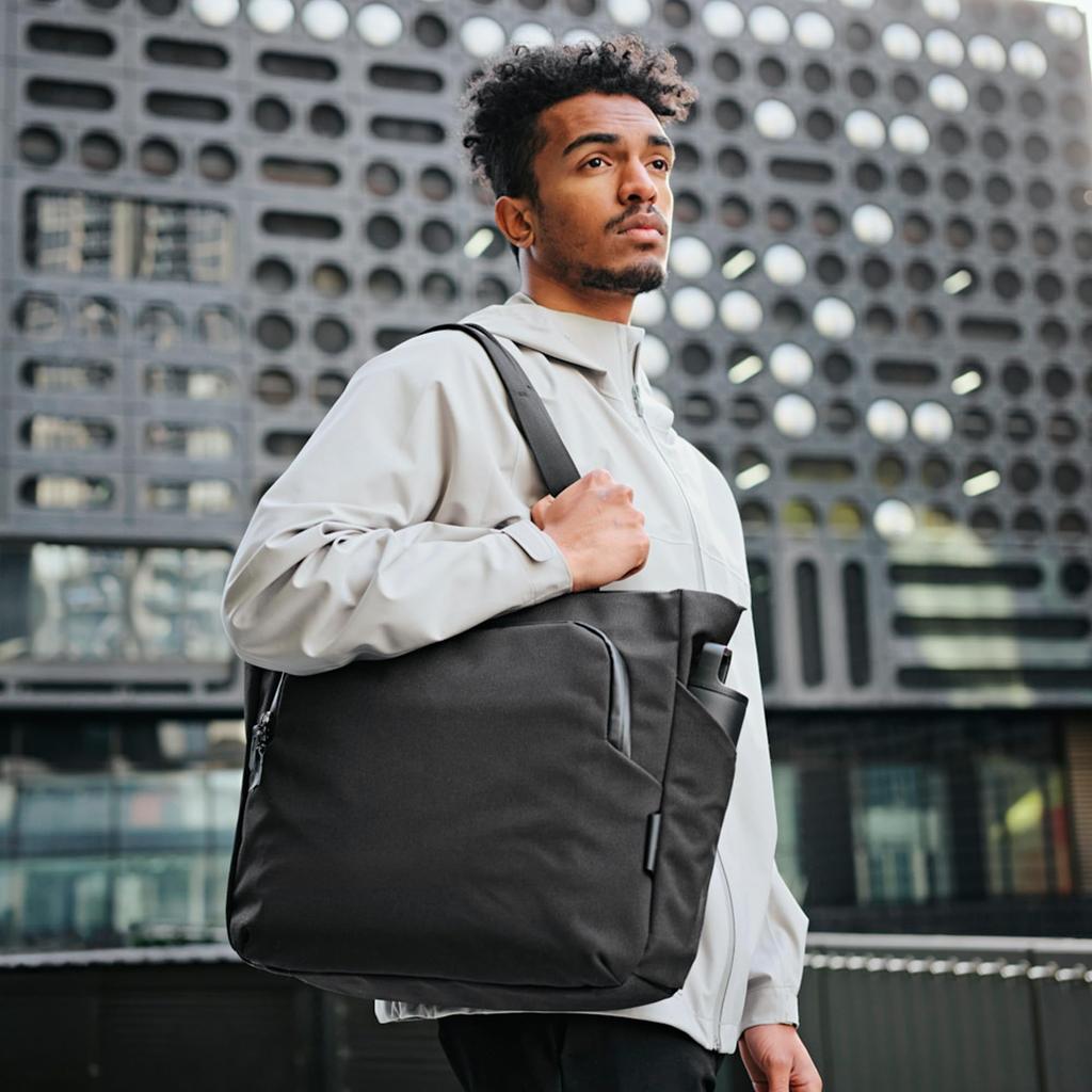 ALPAKA Bravo Tote Bag with 16-inch Laptop & Tablet Sleeve, Exterior Water Bottle Pocket, and Carry-on Strap for Business, Everyday Use, and Travel