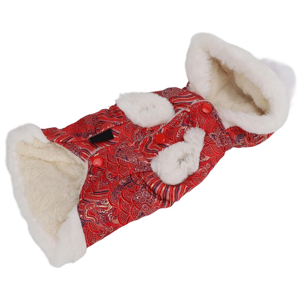 Hunde Tang Anzug Kleidung Herbst und Winter Exquisite Chinesischer Stil Kleidung für Haustierhunde