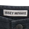 ISSEY MIYAKE made in Japan Striped Pattern Long pants 3 Black series Women Used