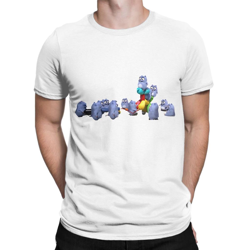 Grizzy And The Lemmings Play Games Graphic Funny 100 Cotton Tshirt Grizzy And The Lemmings Tops Tees For Unisex