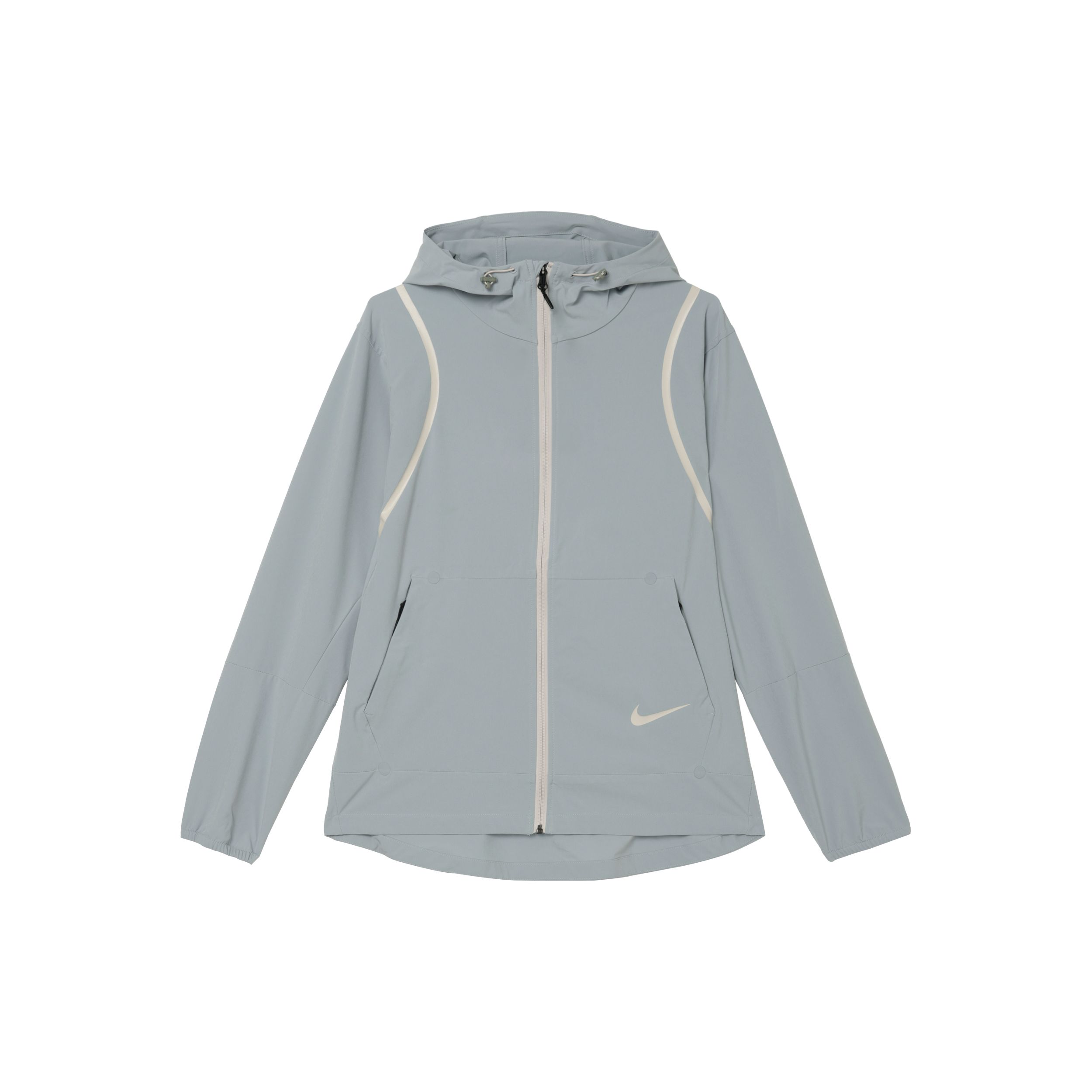 

Nike Однотонная повседневная куртка с капюшоном на молнии Мужские куртки Pumice FZ4771-041 M