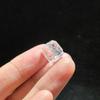 Natural White Crystal Beads: Carved Six-Sided Square, Flower, Lion Head, Cat Paw, Wings - DIY Jewelry Accessories.