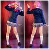 Anime Dandadan Ken Takakura Momo Ayase Cosplay Aira Shiratori Costume Black Uniform Hoodies Skirt Christmas Party for Girls Wome