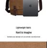 Men's Canvas Messenger Bag - Travel Crossbody, Shoulder Laptop Bag, Briefcase