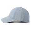Light Board Denim Baseball Cap Men's and Women's Retro Washed Cap Spring and Summer Solid Color Versatile Sun Hat Shows Small Face