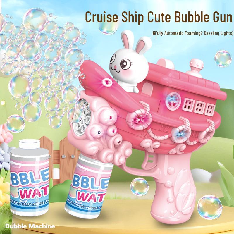 2025 Handheld Electric Bubble Blaster - Popular Kids' Toy
