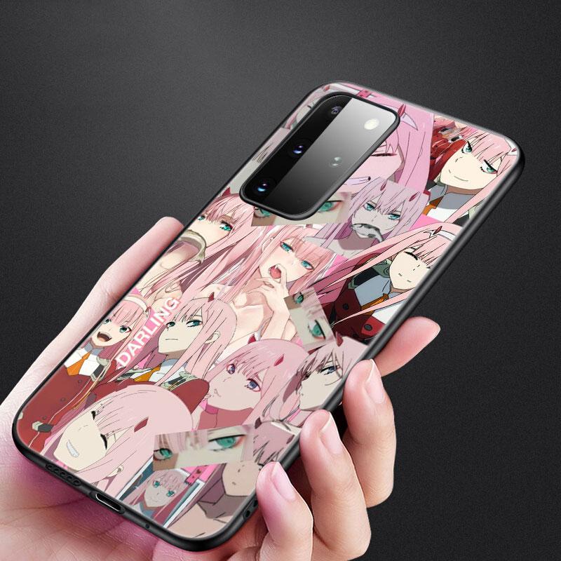 Zero Two Darling in the FranXX Anime-Hülle für Samsung Galaxy S20 S21 FE S10 Lite Note 20 10 Lite S8 S9 S10E S10 Plus Ultra Cover