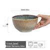 Retro Ceramic Large Bowls for Soup & Vegetables - Practical Tableware for Single Serving