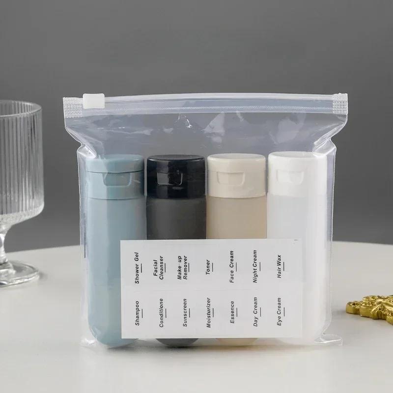 60ml Tragbare Plastiktuben Abfüllflasche Zylindrische Squeeze-Flaschen Reisekosmetik Leere Flasche für Shampoo und Duschgel