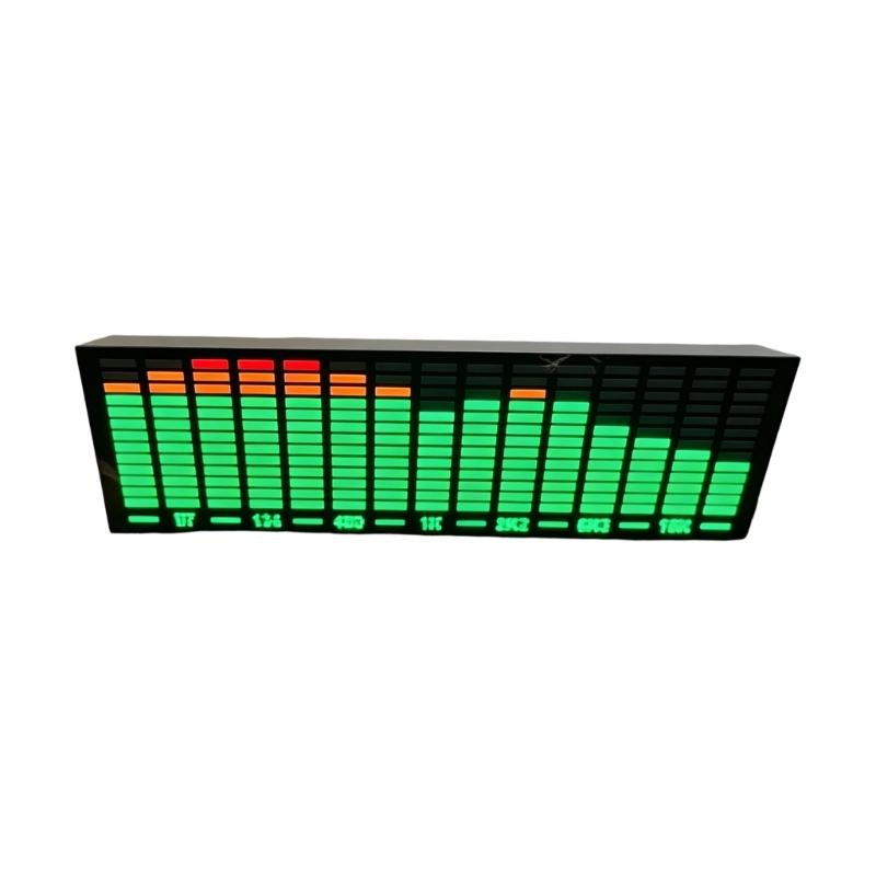 LED Light Music Spectrum Pickup Rhythm Analyzation Light Display Voice Activated Sound Level Indicator Meter Car Atmosphere