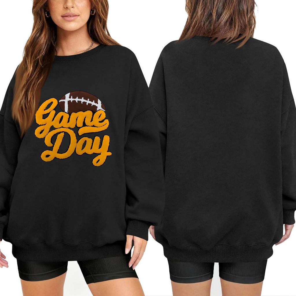 Unisex Lightweight Long Sleeve Neck Pullover with Fashion Print