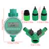 5pcs Set Garden Water Timer Watering Irrigation Controller Kit with Y Shaped Quick Connector