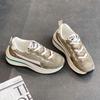 Women's spring new leather platform shoes fashion versatile sports and leisure shoes
