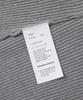 Beulaendideu Hard Twist Ribbed Henley Neck Knit [Melange Gray]