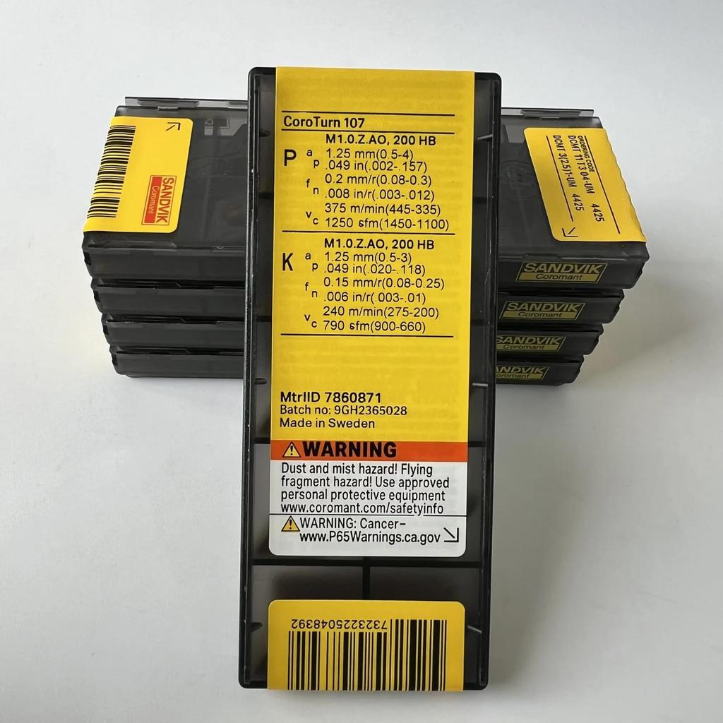 Original Sandvik / DCMT11T304-UM 4425  / CNC lathe carbide blade 10 PCS