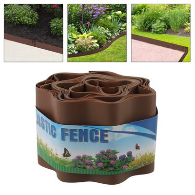 1pcs Garden Grass Lawn Edge Border Fence Path Flexible Lawn Edging Border Fence PP Plastic 10cm*9m /15cm*9m /20cm*9m