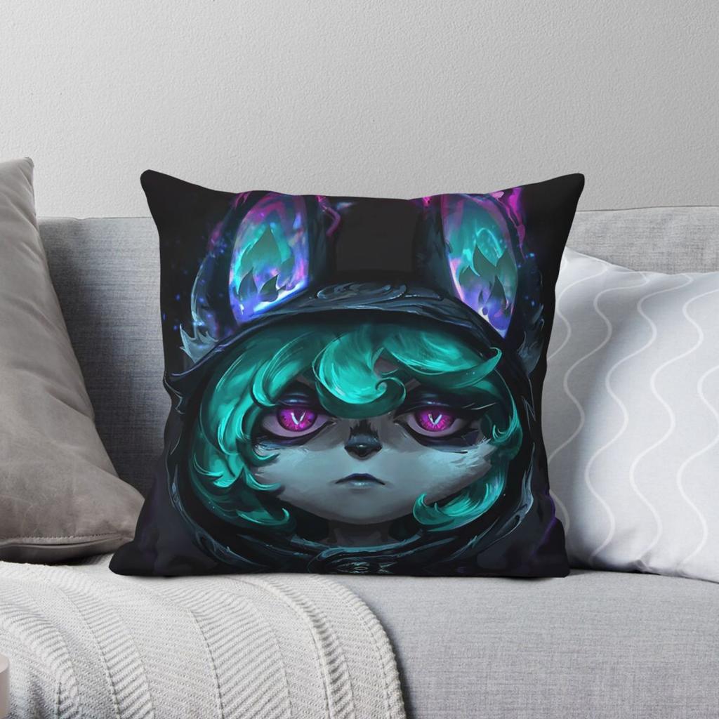 Vex League Of Legends Square Pillowcase Polyester Linen Velvet Printed Zip Decorative Sofa Cushion Case Wholesale