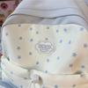Süßer Nylon-Rucksack für Damen – Kawaii Stern & Punkt Muster Schultasche mit mehreren Taschen und verstellbaren Trägern, Perfekt für den täglichen Gebrauch