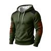 Men's Colorblock Sweatshirt Hoodie Men's Sports Large Size Casual Sweatshirt