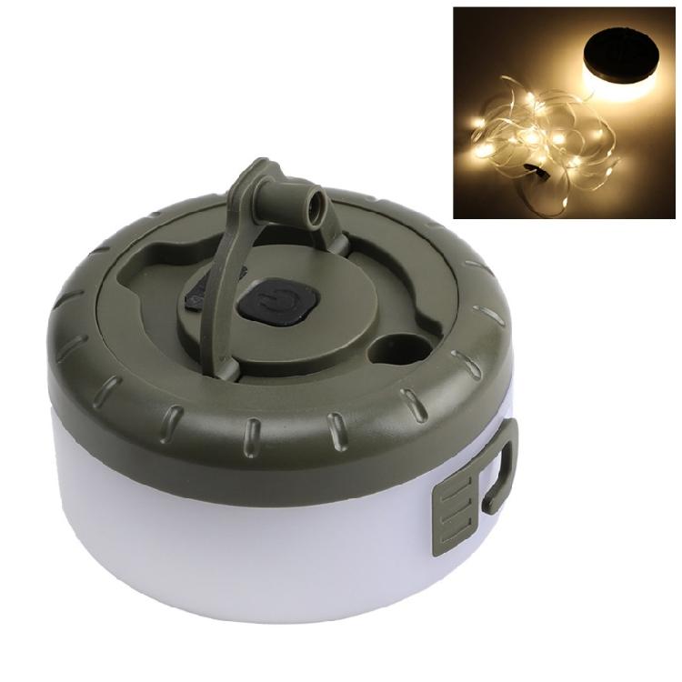 Outdoor Camping LED String Light with Multiple Lighting Mode Rechargeable Camping Lights, IP67 Waterproof Tent Light