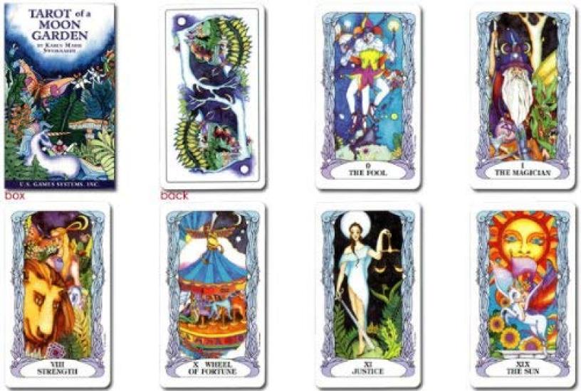 Tarot Cards Fortune Telling 78 Cards Tarot of Moon Garden Japanese Booklet Included Rider Smith Edition "Pocket Manual"