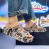 New Men's Sandals Big Size Thick-soled Lightweight Slippers Men's Fashionable Casual Sports Sandals Breathable Beach Shoes Men
