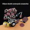Multiple Style Abrasive Brushes Sandpaper Rings For Power Tool Metalwork Rusts Removal And Front Finishing