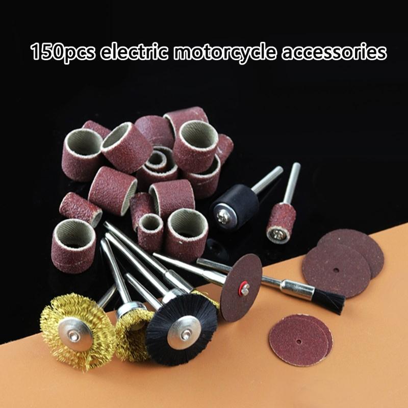 Multiple Style Abrasive Brushes Sandpaper Rings For Power Tool Metalwork Rusts Removal And Front Finishing