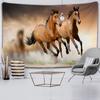 Elk Crane Pentium Horse Print Wall Hippie Tapestry Polyester Fabric Home Decor Wall Rug Carpets Hanging Big Couch Blanket