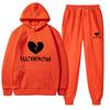 2025 Trendy European & American Spring/Autumn Hoodie & Sweatpants Fashion Set