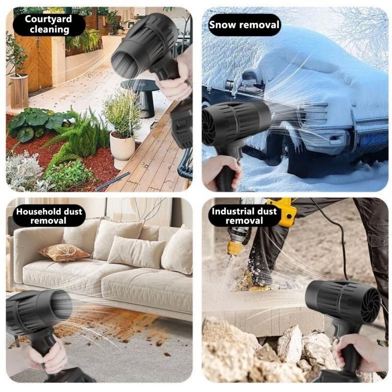 Cordless Ultra-Violent Turbo Fan Hand Holding Electric Car Blower Portable Hurricane Snow Leaf Dust Blower
