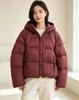 New puff down jacket women's short hooded Korean version loose small bread jacket thickened warm jacket women