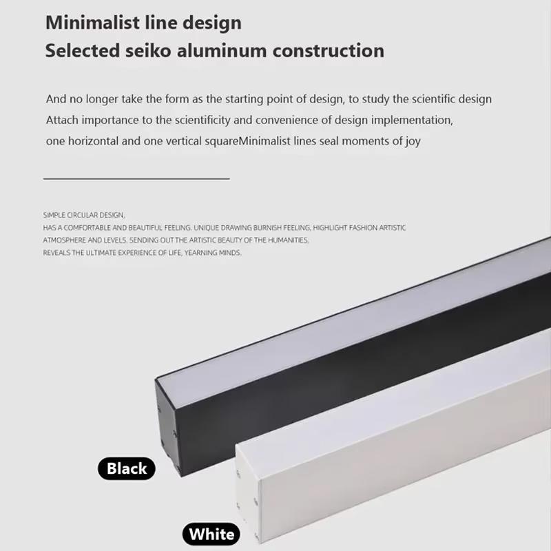 Modern LED Ceiling Light 50CM Long White For Living Room Hallway Bedroom Entrance Balcony Interior Lighting Fixtures