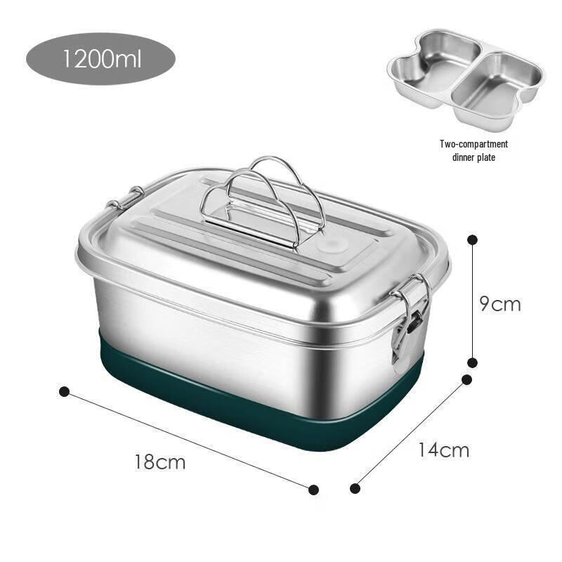 Huihuang 304 Stainless Steel Double-Layer Lunch Box