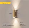 Outdoor Dual-Head Wall Light for Courtyard, Corridor, Patio, Gate, and Villa Exteriors