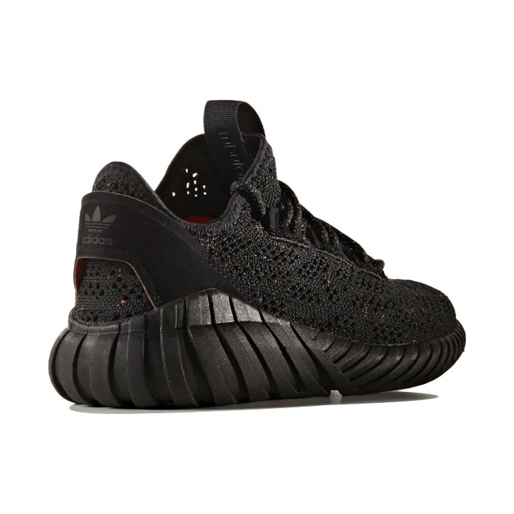 adidas Originals Tubular Doom Sock Slip Resistant Abrasion Resistant Low Top Sports Casual Shoes Black BZ0330