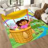 Dora Explorer Area Rug Perfect for Study room Dining Room Dormitory Living Rooms Antislip Carpet Anime Office Decor Birthday/Christmas Gift