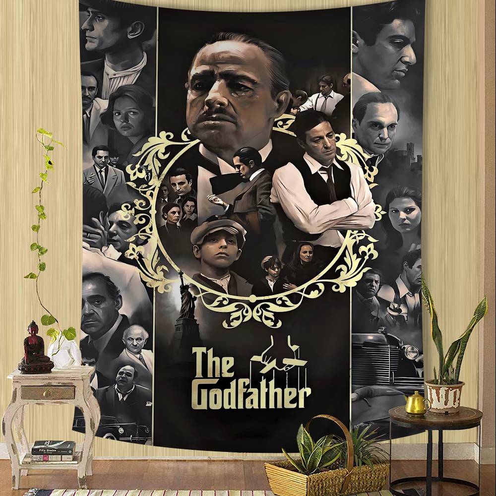 Classic Movie The Godfather Hippie Wall Hanging Tapestries Bohemian Wall Tapestries Mandala INS Home Decor