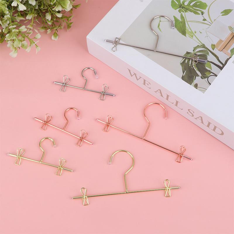 Dollhouse Miniture Hangers Clothes Hangers For Doll Wardrobe Clothes Toy Gift