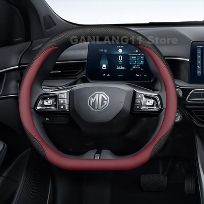 Skórzana Pokrowiec na Kierownicę Samochodową Do Wszystkich Nowych MG 3 MG3 ES5 HS 2024 2025 Ultra cienki Wnętrze Samochodu mg zs hybrid 2025 Akcesoria