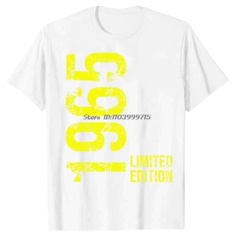 2025 Vtipné 60. tričko Vintage Legendy Narozené v roce 1965 60 Let Staré Párty Dámská Trička Letní Bavlna Nápad na Narozeninový Dárek Pánské Tričko