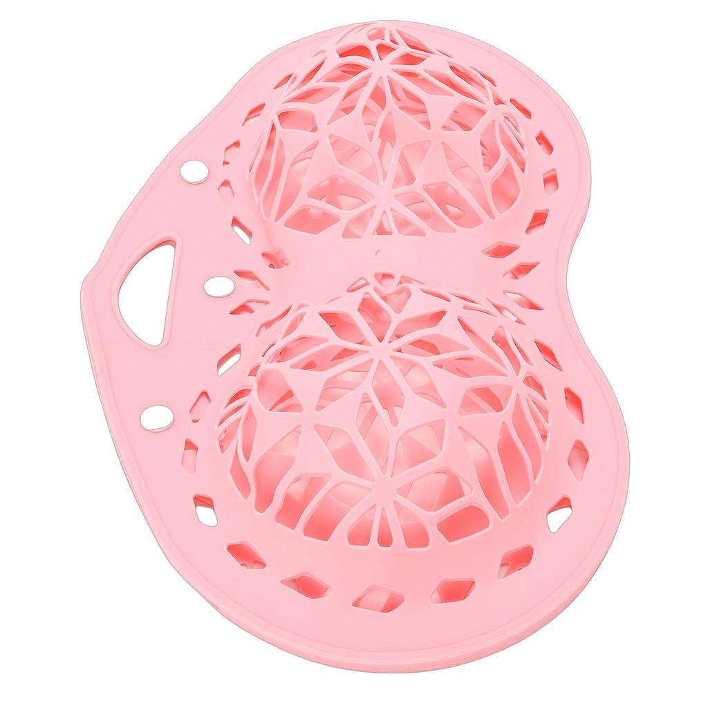 Silicone Bra Washing Bag Anti Deformation Underwear Laundry Bag for Washing Delicates Pink