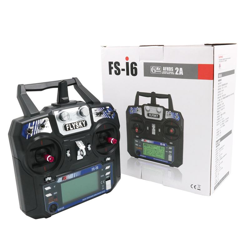 FLYSKY FS-i6 I6 Transmitter 2.4G 6CH Radio Remote Controller With iA6 iA6B X6B A8S R6B iA10B FS2A Receiver for RC Drone Airplane