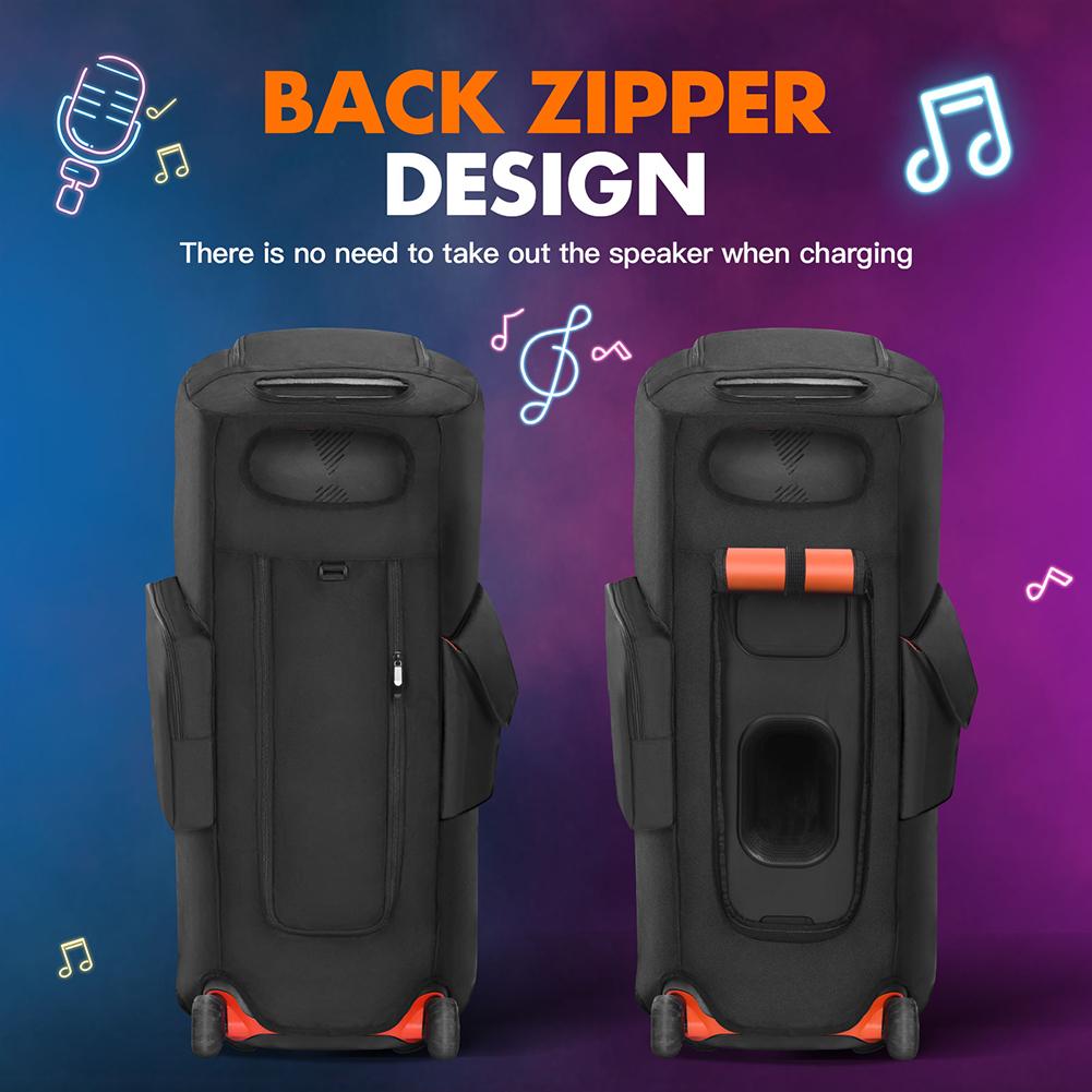 Speaker Carry Cover Anti-Slip Padded Speaker Protective Cover Double-Sided Speaker Storage Bag for JBL Party Box 710 Accessories