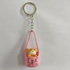 Cartoon Cats Keychain Lovely Kitten Keyring Backpack Handbag Pendant Car Key Chain Adorable Pet Bag Charm Decorations