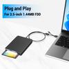 כונן דיסקטים חיצוני 3.5 אינץ', נייד USB 3.0 Type-C 1.44MB קורא דיסקטים FDD למחשב נייד שולחני Windows 11/10/8/7/XP