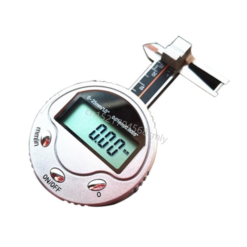 Digital Venier- Caliper Stainless Steel 0-25mm 0.01mm Thickness Gauge Jewel Gauge Diamond Gauge Metric & Imperial- 6XDE