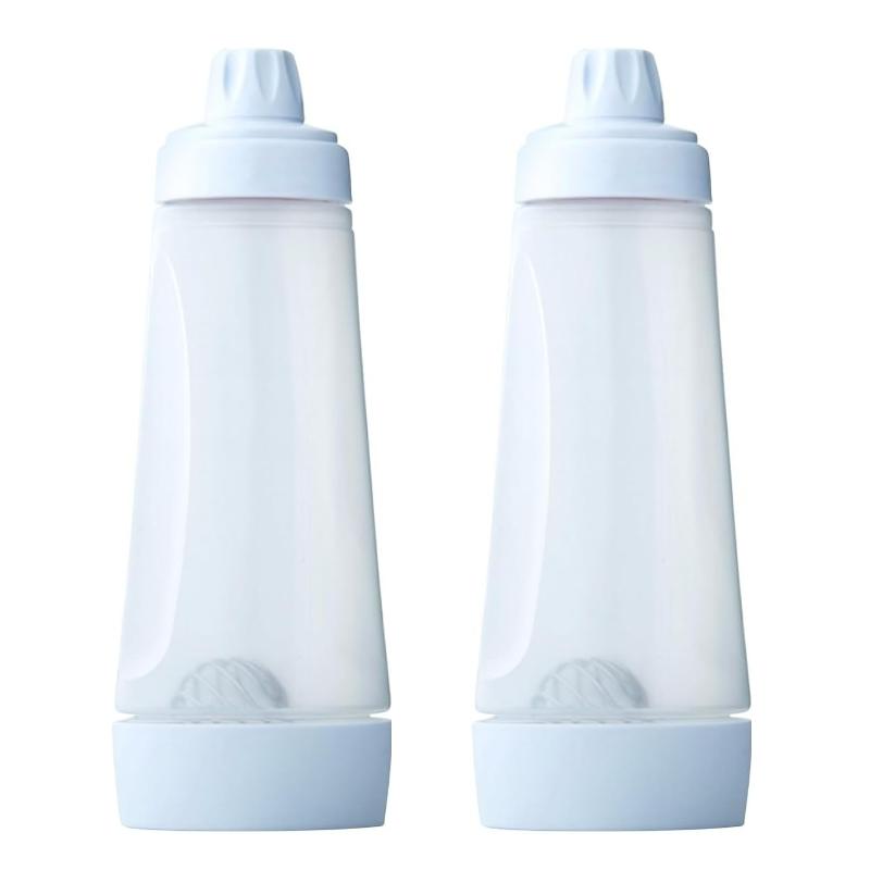 Silicone Squeeze Pancake Mix Dispenser Kitchen Pancake Batter Dispenser Bottle for Waffle Cupcakes Muffins Crepes Qatayef