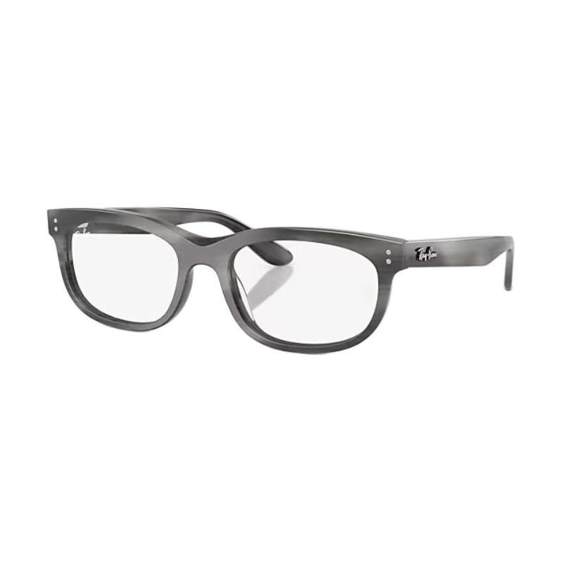 RAYBAN Temple Logo Square Prescription Optical Glasses Frames Unisex Couple Style 8400 54-18 RB5489F